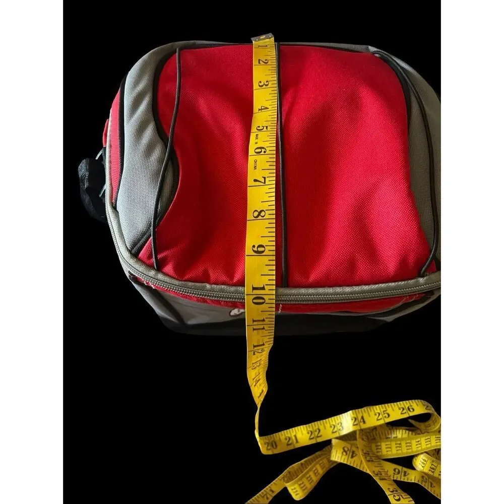Coleman Red Gray Black Utah Utes Halftime Lunch Cooler Bag